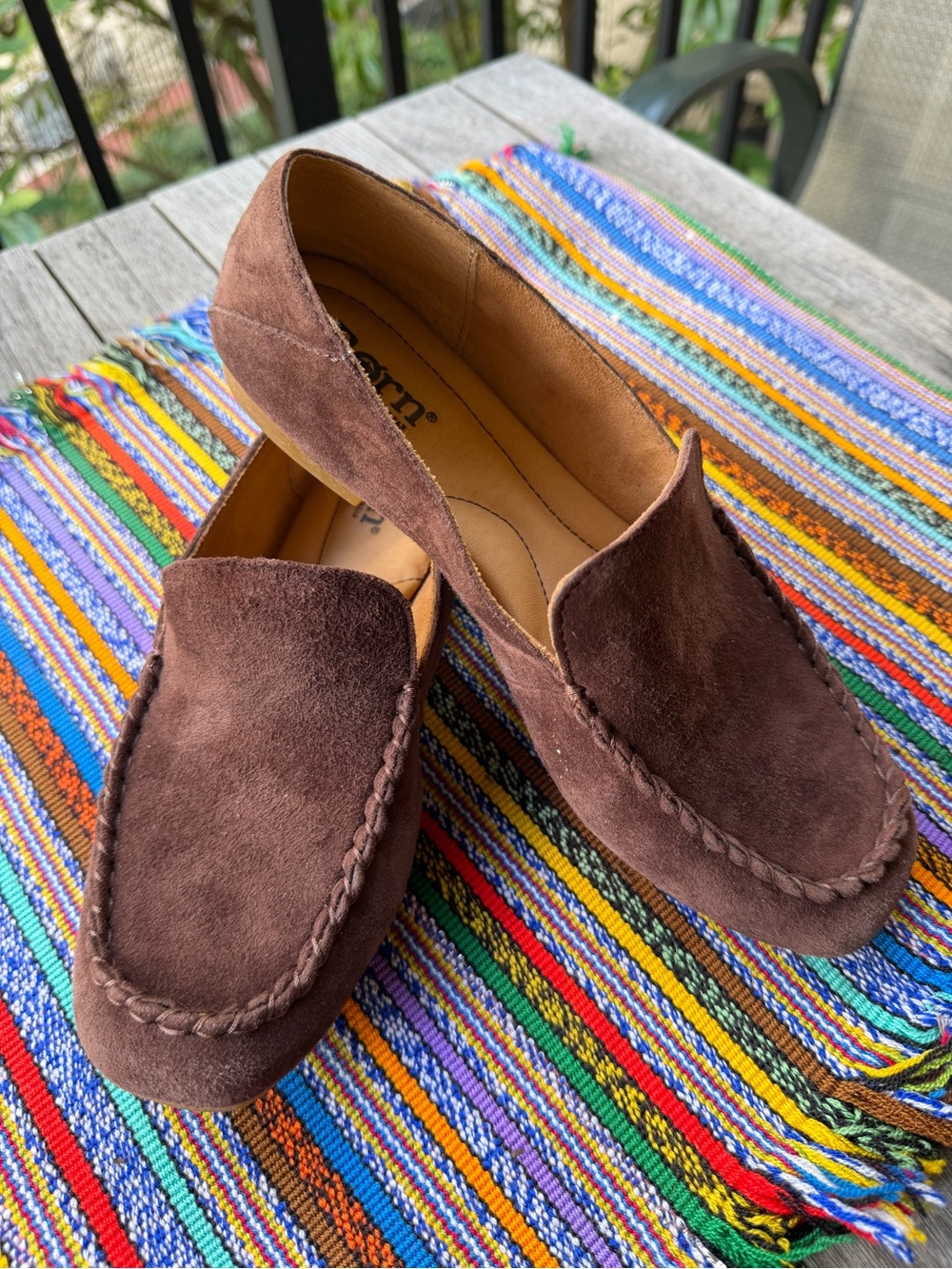 Born Beacon Suede Slip-On Loafers for Women - Classic Casual 7.5M